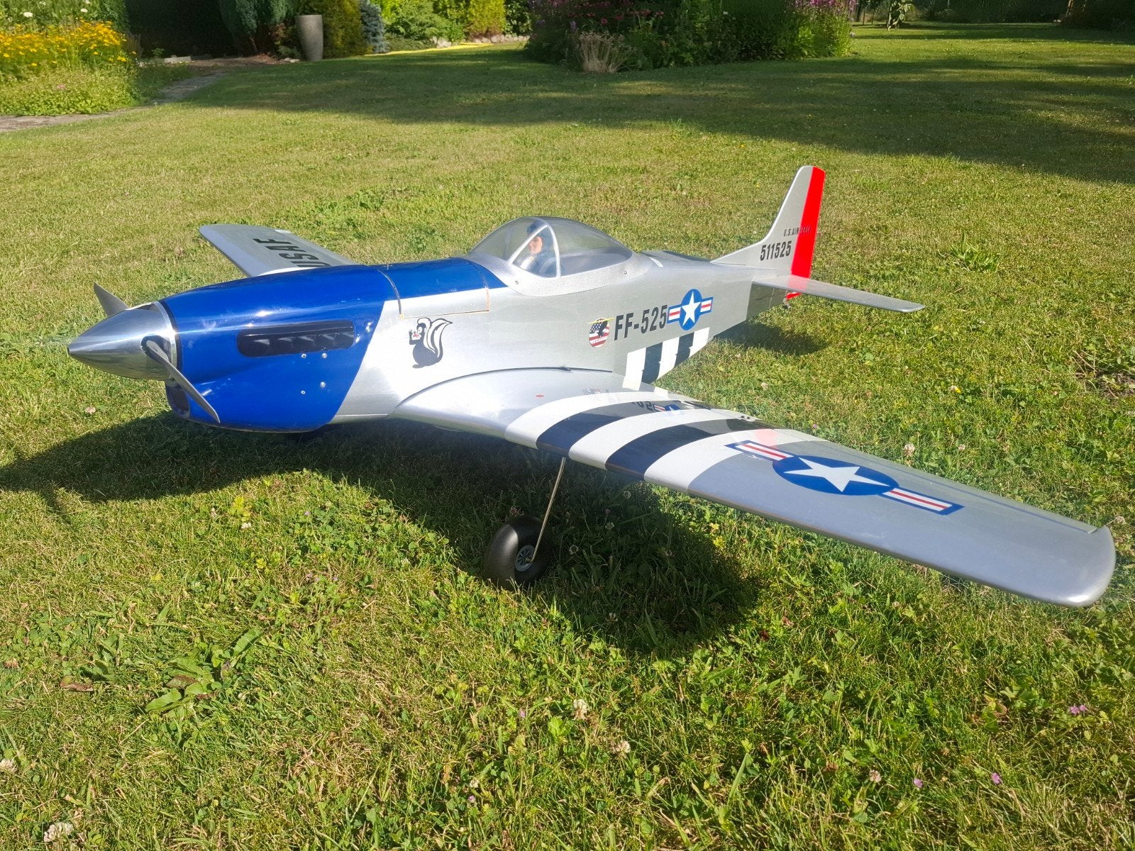 P51 D Mustang van BMI, Hobby en Vrije tijd, Modelbouw | Radiografisch | Vliegtuigen, Ophalen