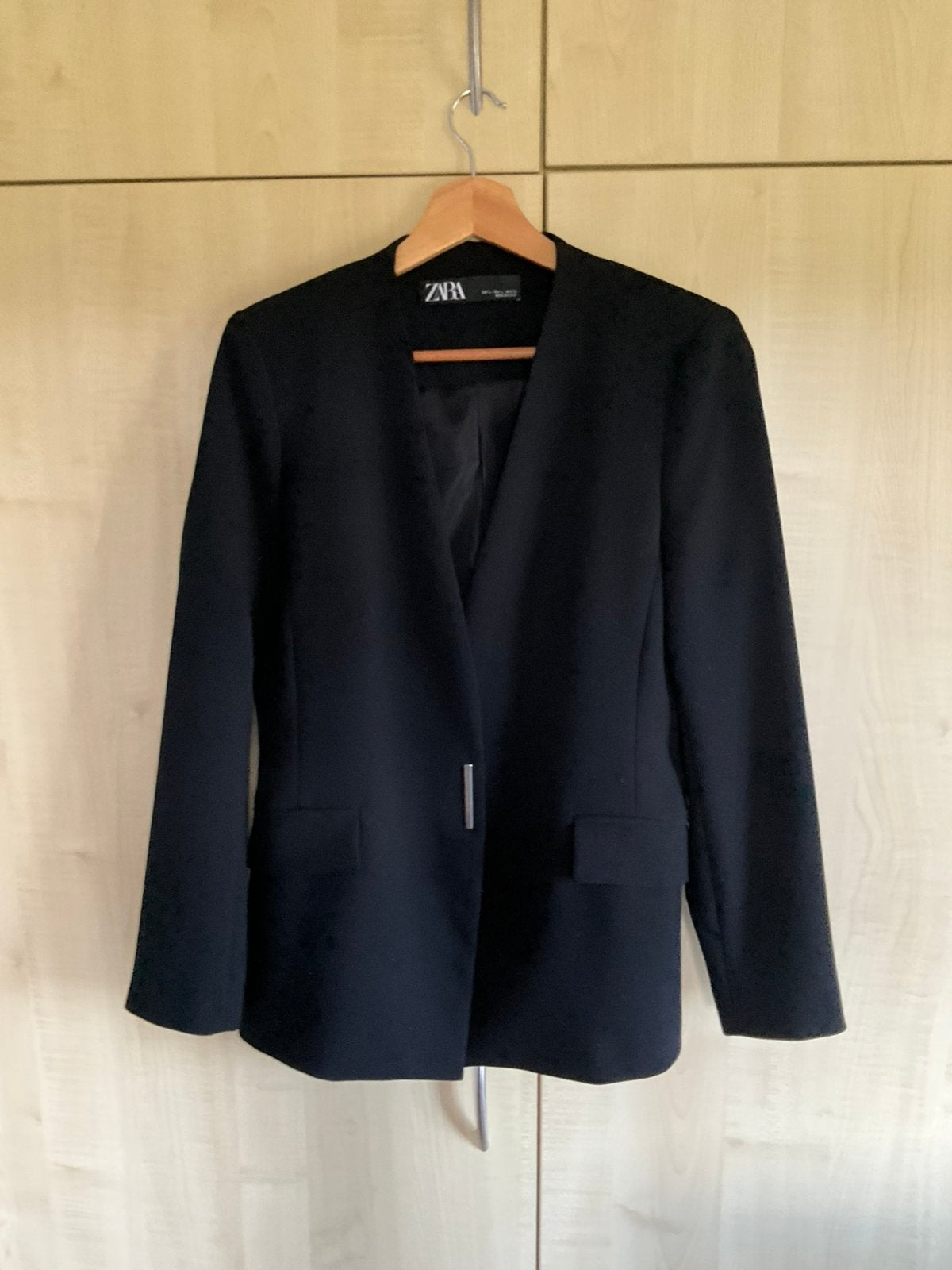 Blazer, Kleding | Dames, Verzenden, Zo goed als nieuw, Maat 42/44 (L), Zwart