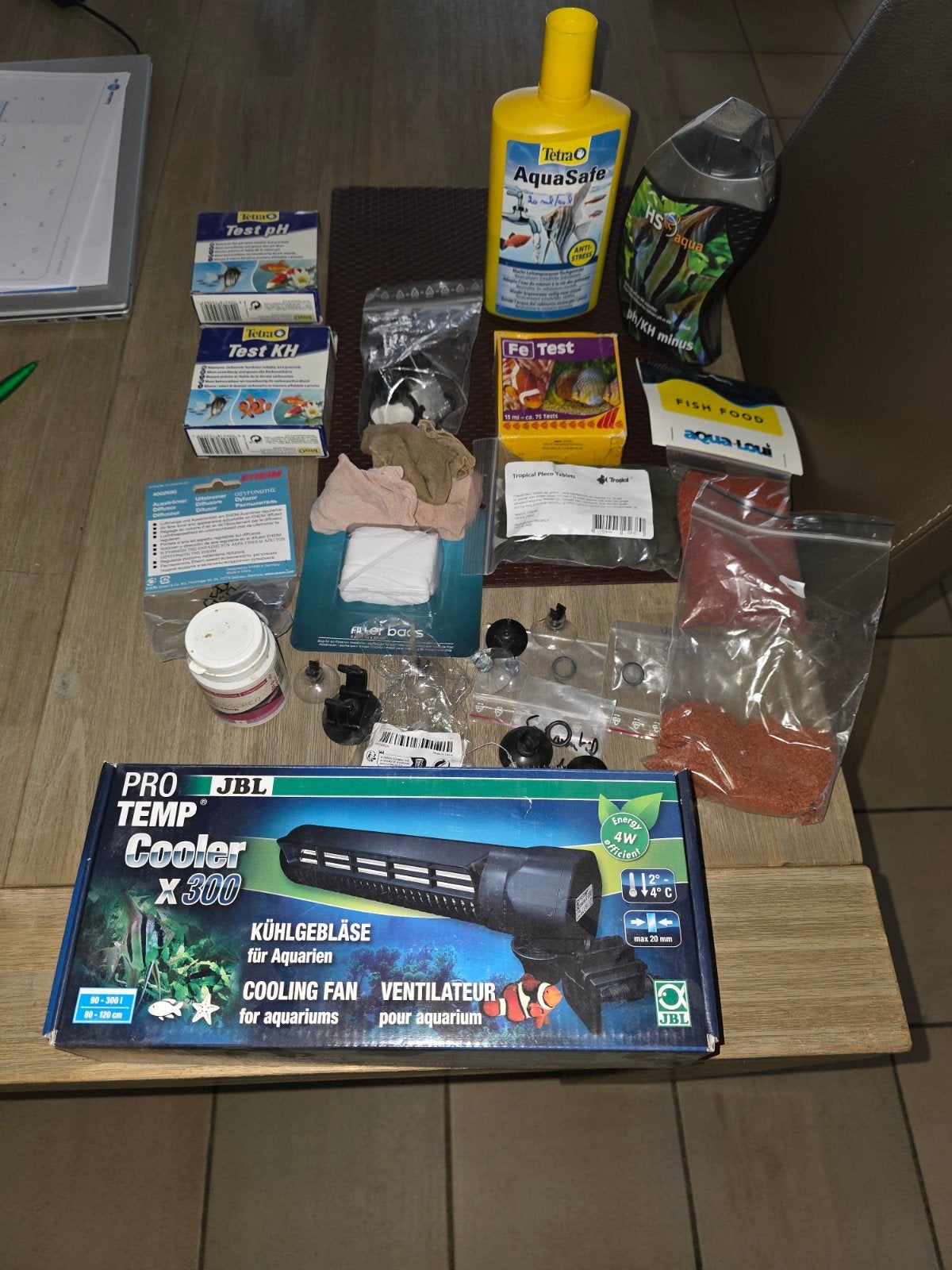 aquariumspullen GRATIS, Ophalen