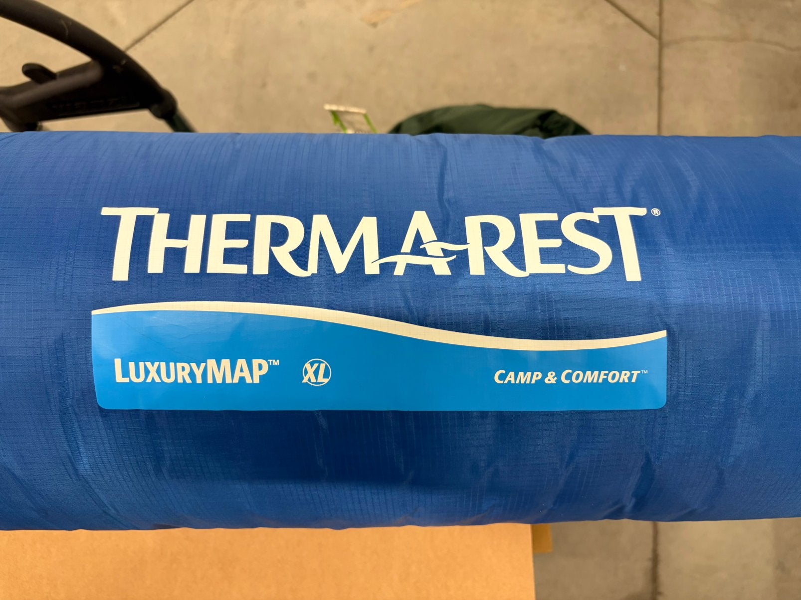 Thermarest LuxuryMap XL blue, Caravans en Kamperen, Ophalen, Zo goed als nieuw