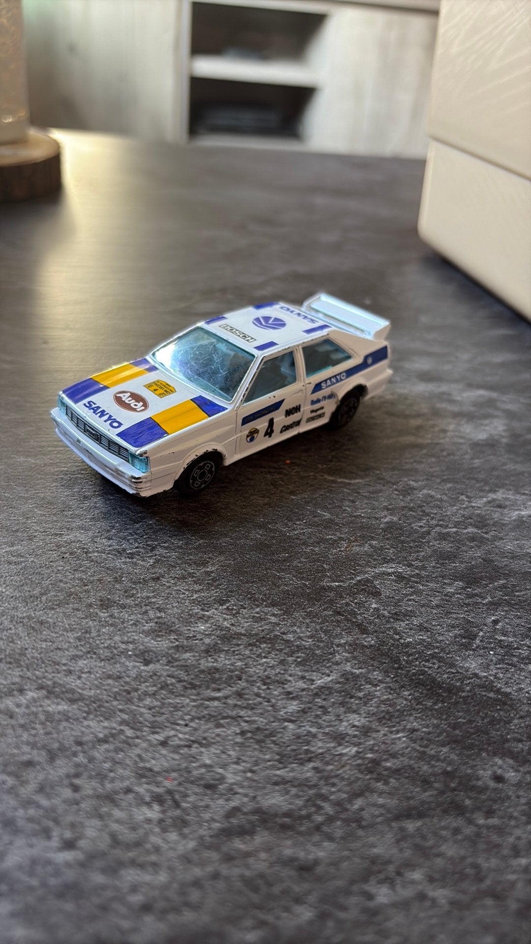 Vintage Bburago Audi Quattro Rally, Hobby & Loisirs créatifs, Voitures miniatures | 1:24, Enlèvement ou Envoi, Comme neuf