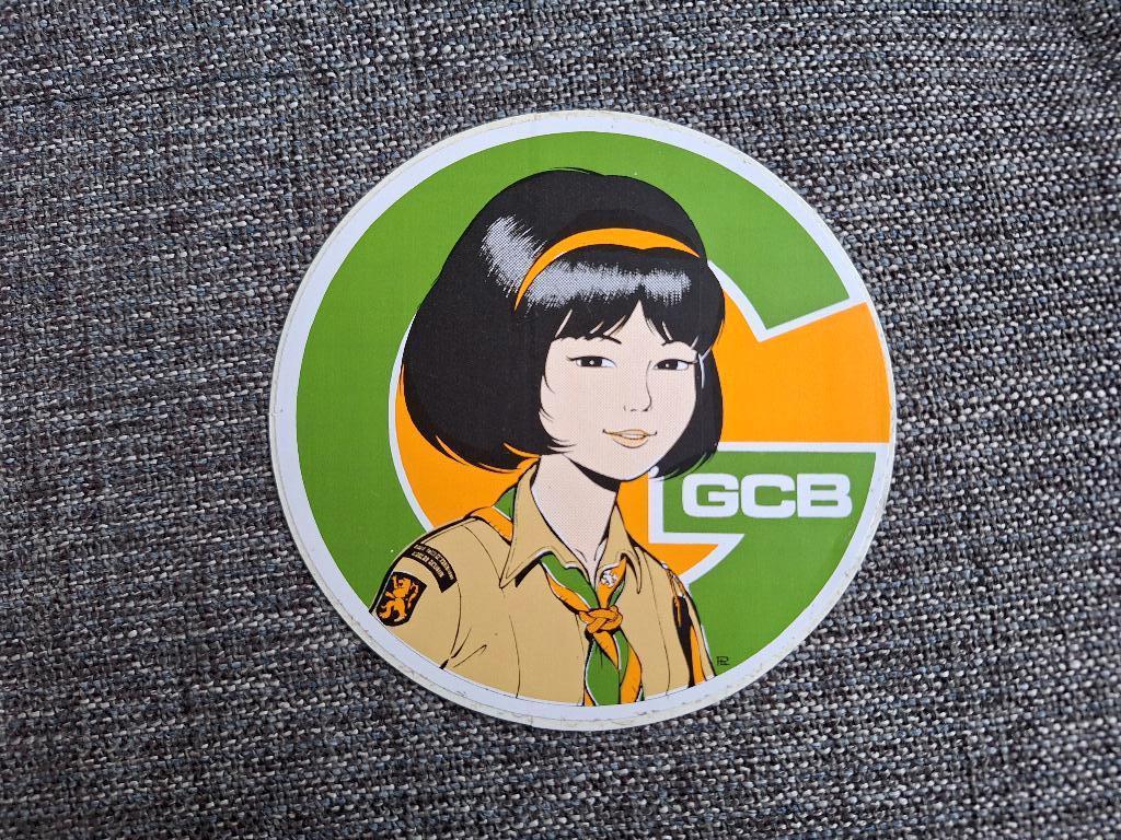 Leloup Yoko Tsuno Scouts - Sticker GCB, Verzamelen, Ophalen of Verzenden, Overige figuren, Zo goed als nieuw, Plaatje, Poster of Sticker