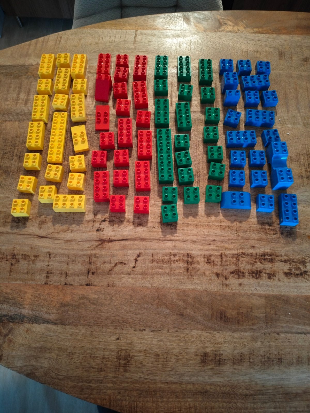80 blocs Lego Duplo, Enlèvement ou Envoi, Comme neuf, Briques en vrac, Duplo