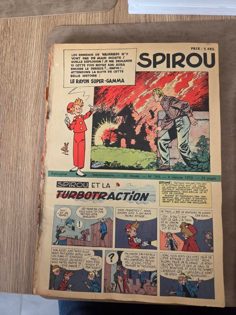 Spirou 1952 et 1953, Enlèvement