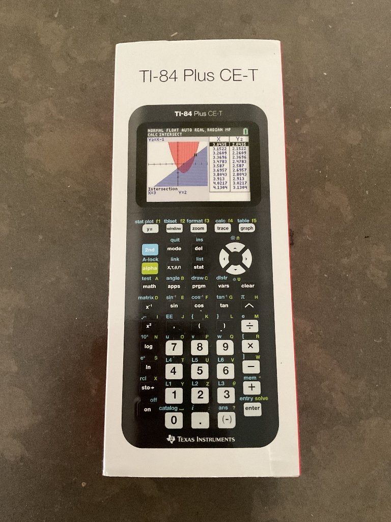 Texas TI-84 Plus CE-T rekenmachine, Divers, Calculatrices, Enlèvement, Calculatrices graphique, Comme neuf