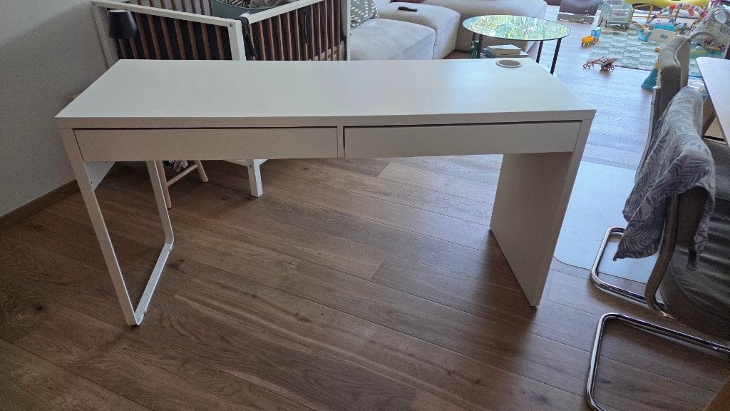 Bureau, Maison & Meubles, Avec tiroirs, Bureau d'ordinateur, 50 cm, Enlèvement