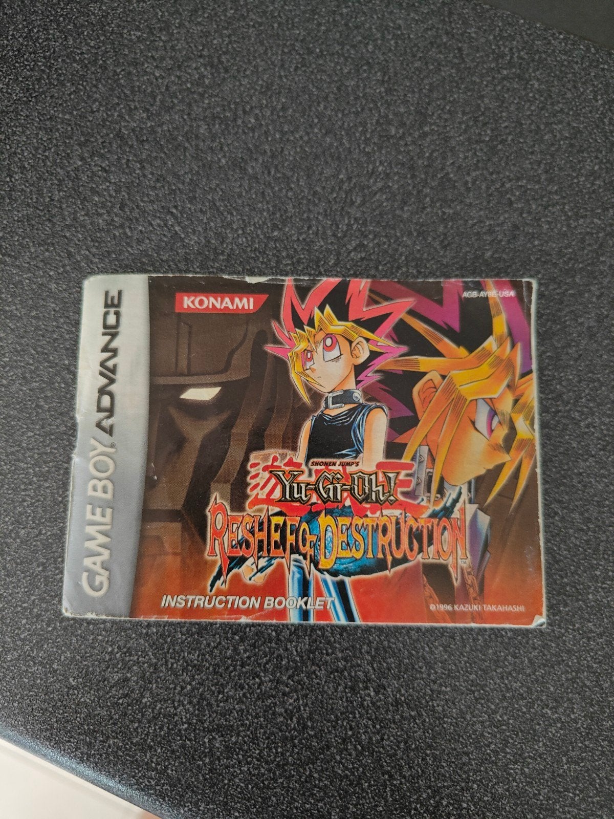 GBA I Yugioh Reshef of destruction handleiding, Enlèvement ou Envoi