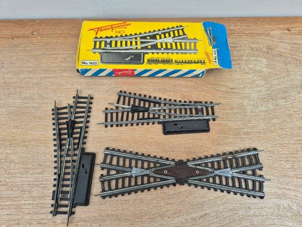 Fleischmann treinsporen, Hobby en Vrije tijd, Modeltreinen | H0, Gebruikt, Gelijkstroom, Fleischmann, Rails