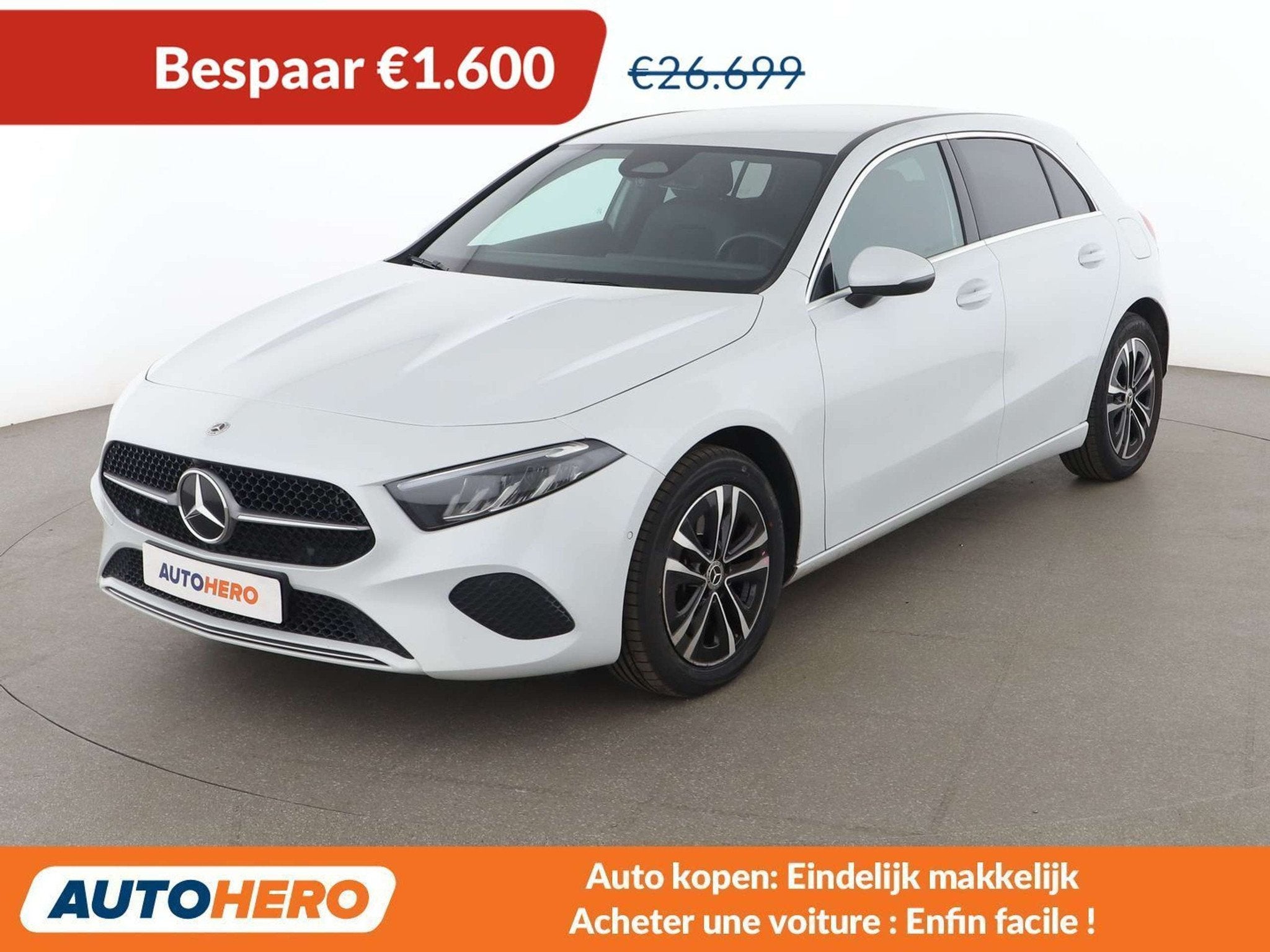 Mercedes-Benz A-Klasse 250 A 250e Progressive (bj 2024), Auto's, Gebruikt, 1700 kg, Lichtsensor, Wit