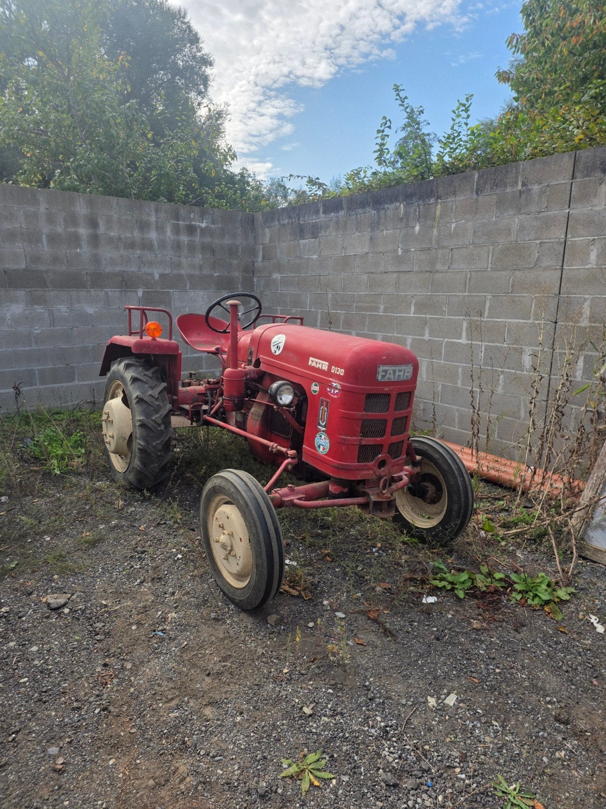 tracteur agricole, Enlèvement