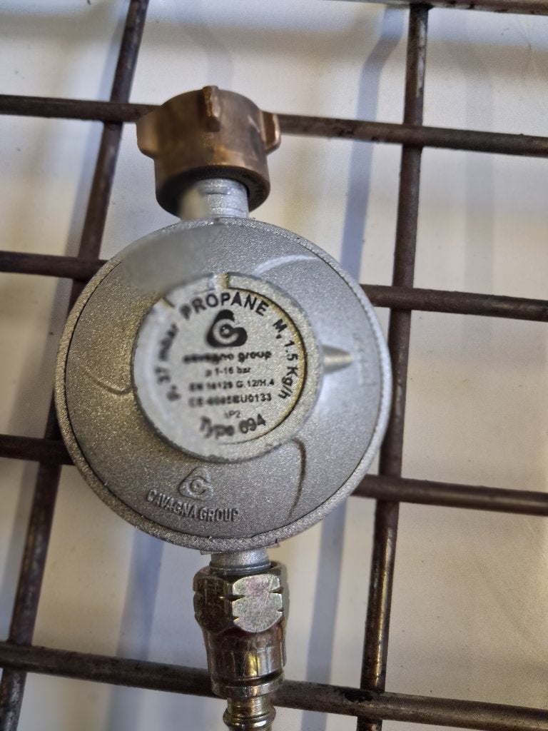 Gasontspanner 37 mbar, Caravans en Kamperen, Ophalen, Zo goed als nieuw