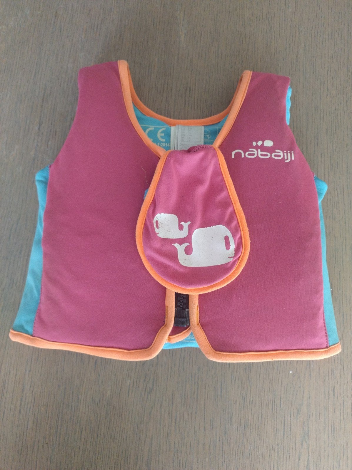 gilet de natation enfant nabaiji taille S, Enlèvement, Utilisé, Enfant, Nabaiji