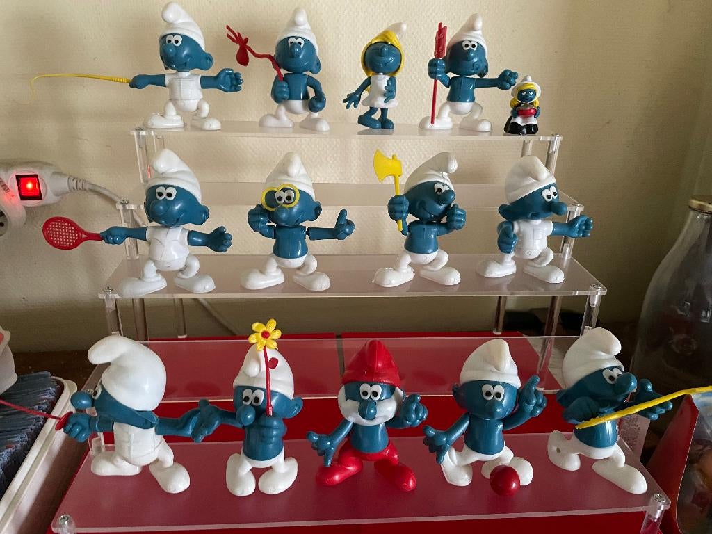schtroumpf smurf  lot belokapi, Verzenden