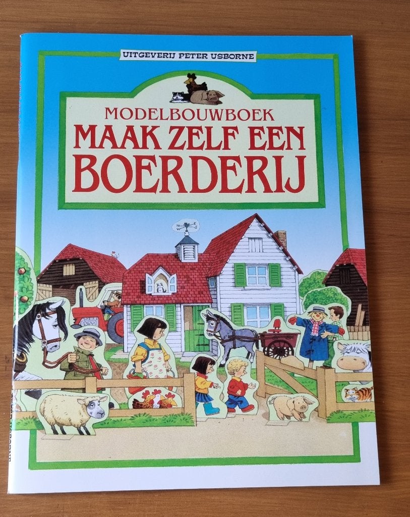 Modelbouwboek Maak zelf een boerderij, Ophalen of Verzenden, Nieuw, Bouwen