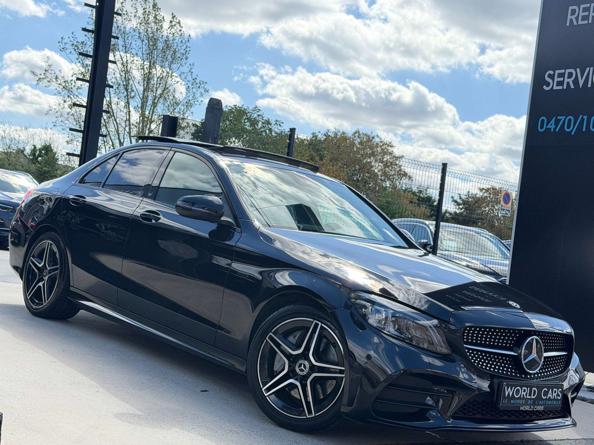 Mercedes-Benz C-Klasse 300 C 300 e PHEV PACK AMG - TOIT PANO, Cuir, Achat, Entreprise, Noir