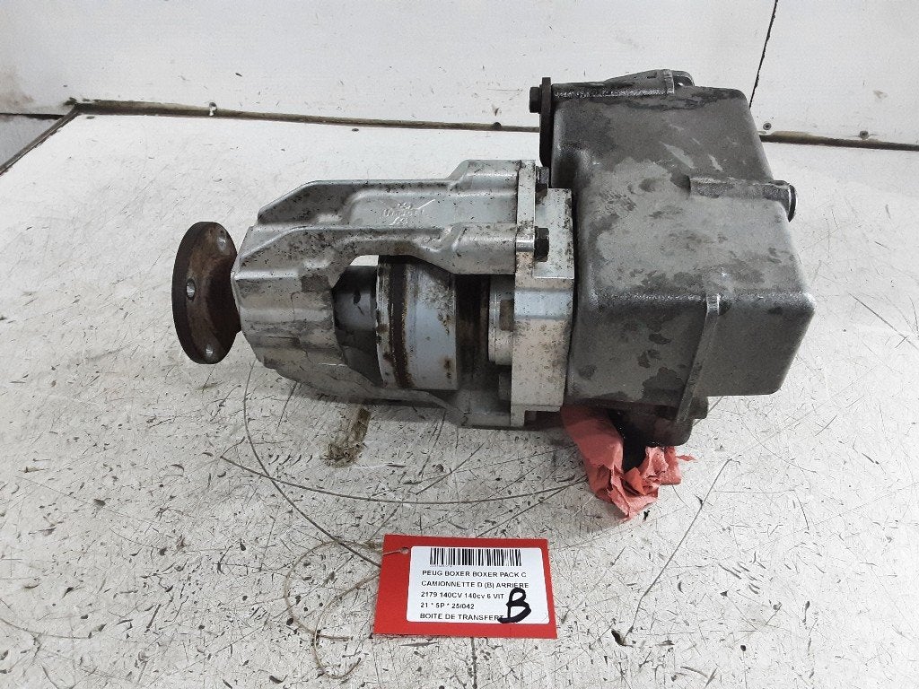 BOÎTE DE TRANSFERT 4X4 Peugeot Boxer (U9) (5142040615), Autos : Pièces & Accessoires, Mevr. I. Hauben, Utilisé, Rue de l'Espoir 34 34
4030  GRIVEGNÉE, BE