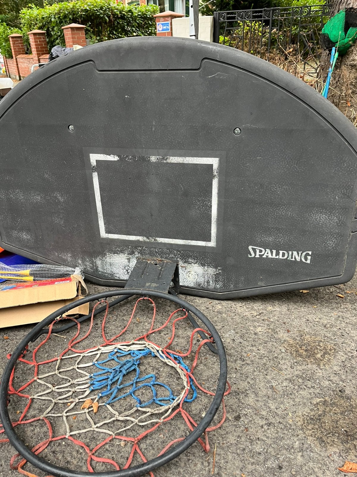 Panneau Basket, Enlèvement, Utilisé