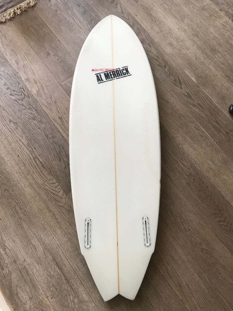 Surfboarden op de Kanaaleilanden Gratis schrobmachine, Ophalen, Gebruikt, Fish