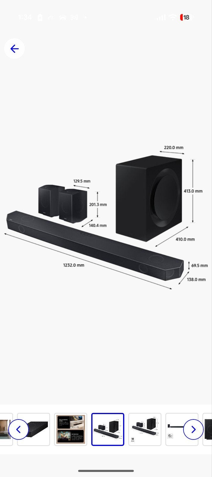 Samsung HW-Q990D Soundbar 9.1, Ophalen
