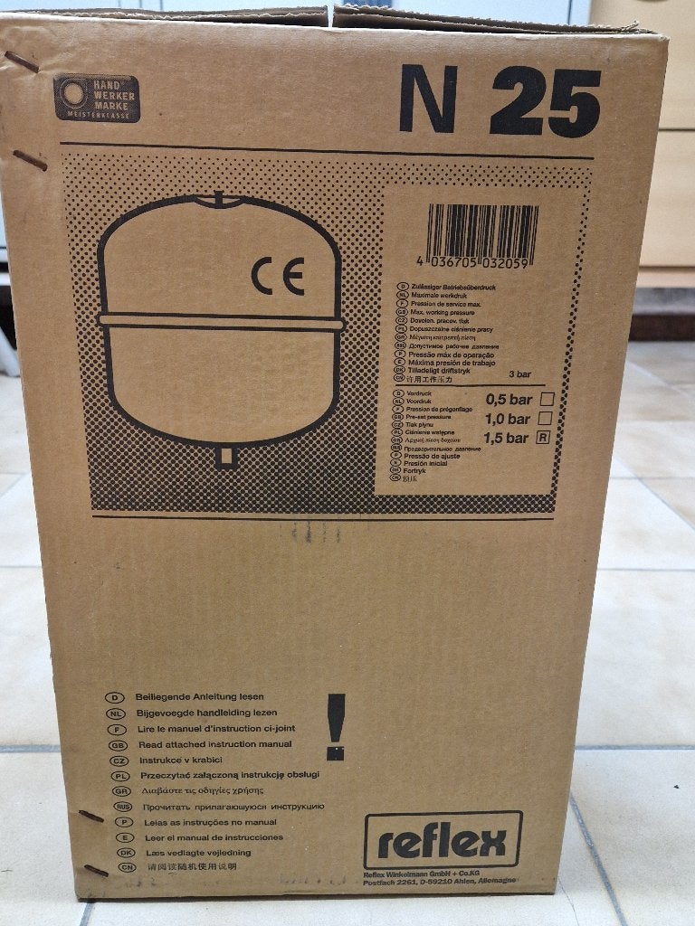 vase d'expansion, Enlèvement, Neuf, Chaudière CC ou Chaudière combinée