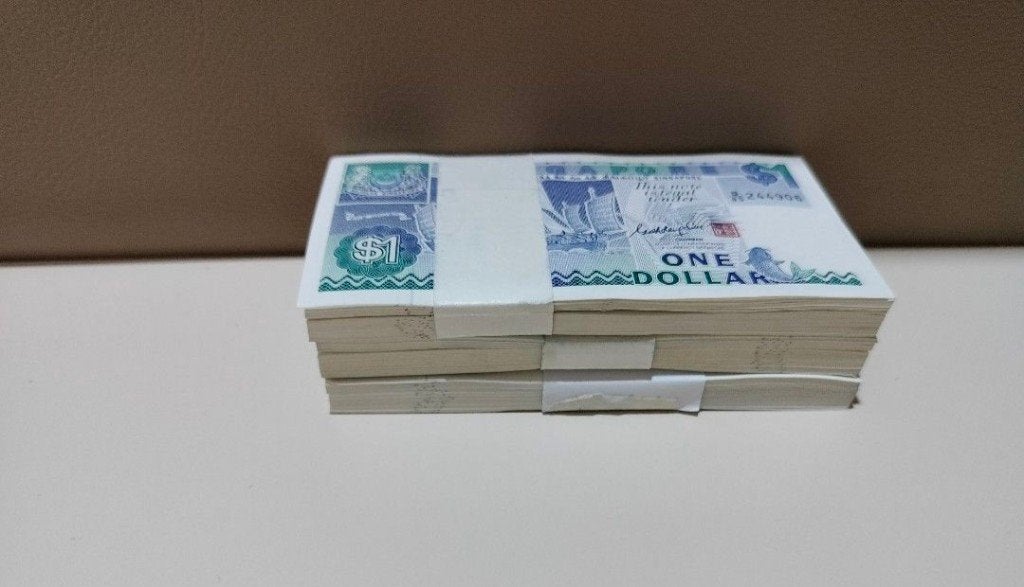 Singapore 1$ bundle (ship seria), Timbres & Monnaies, Billets de banque | Asie, Enlèvement ou Envoi