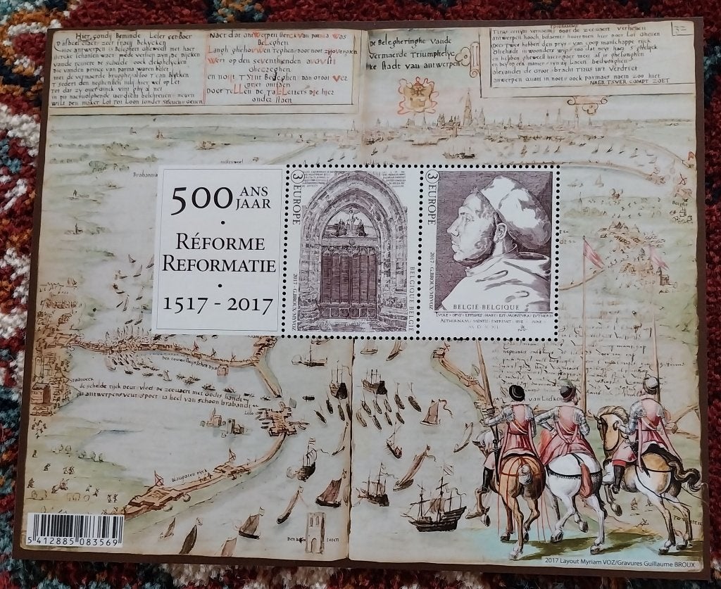 1 blok BL250 500 jaar reformatie, Frankeerzegel, Ophalen of Verzenden, Zonder stempel, Postfris