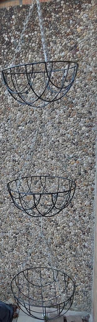 Garnitures en métal pour pots fleurs à suspendre, Enlèvement