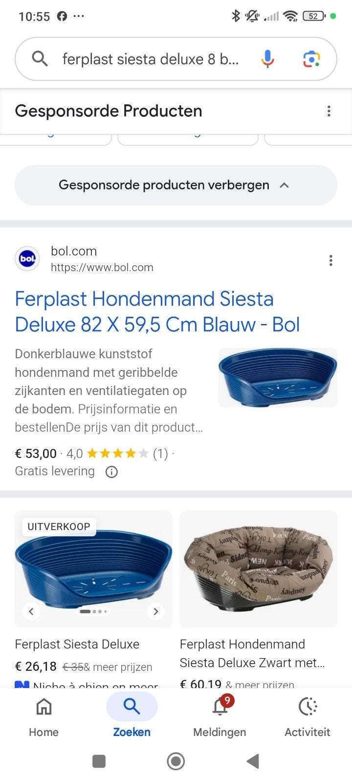 Ferplast hondenmand, Dieren en Toebehoren, Hondenmanden, Ophalen, Zo goed als nieuw, Overige