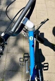 Velo Enfant Woom Original 3 (16") Très bon état – Bleu, Fietsen en Brommers, Fietsen | Kinderfietsjes, Ophalen, Gebruikt, 16 tot 20 inch