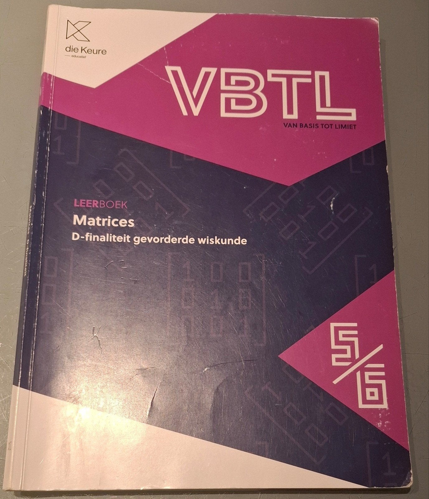 VBTL 5/6 - leerboek Matrices, stelsels & determinanten (D-Ge, Ophalen, ASO, Wiskunde A