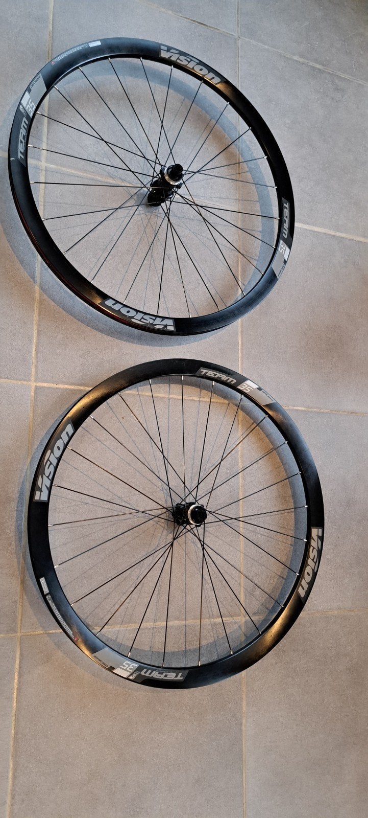 paire de roues Vision Alu, VISION, Gravelbike, Comme neuf, Enlèvement