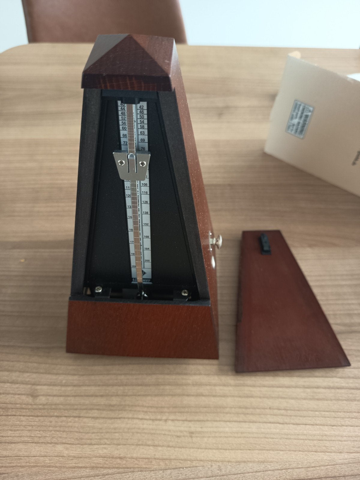 Mechanische houten metronoom (houtlook), Enlèvement ou Envoi