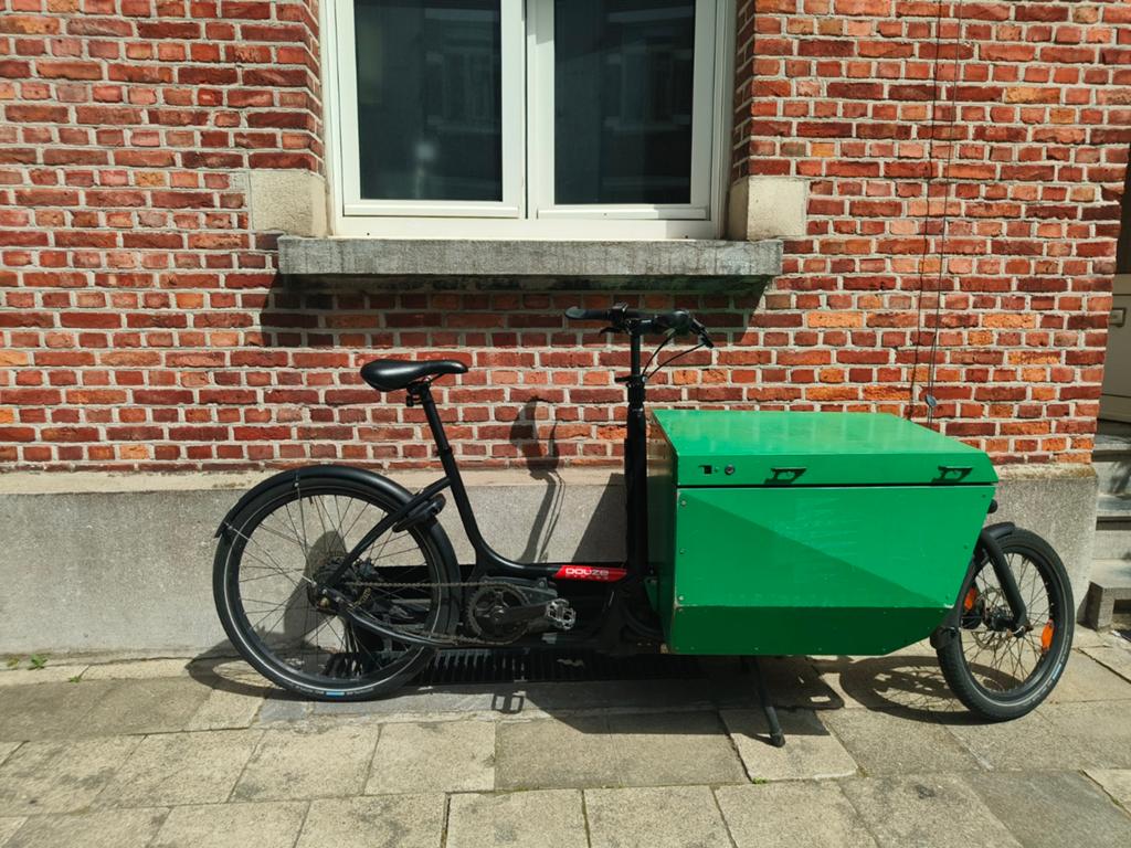 Douze elektrische bakfiets / cargobike met gesloten laadbak, Ophalen, Gebruikt, Overige merken
