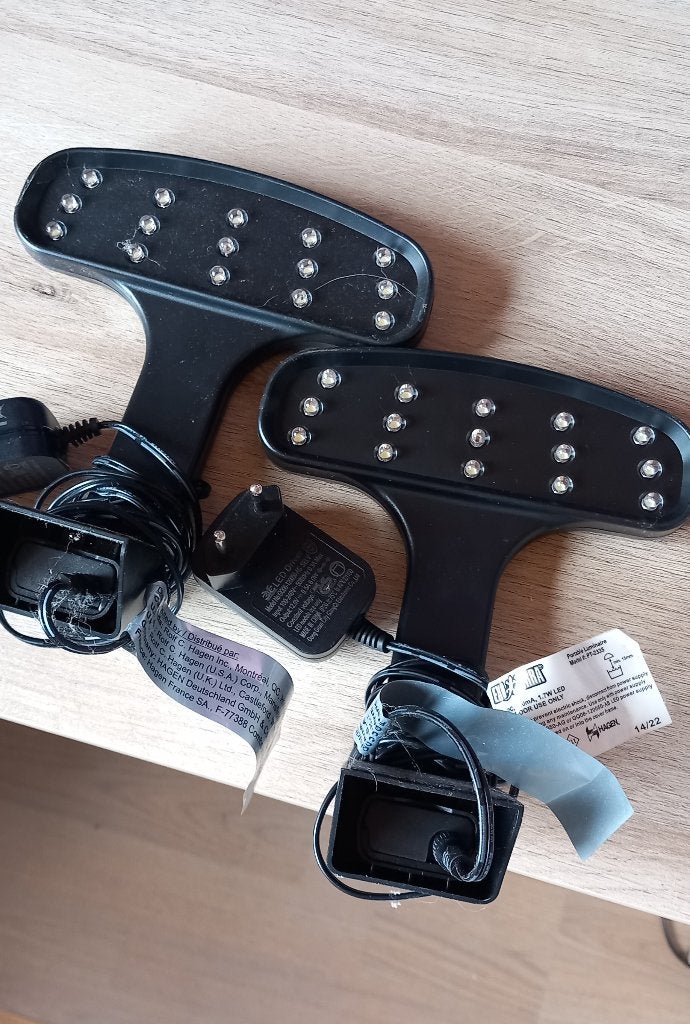 2x LED Dag/Nacht Lamp Exo terra, Enlèvement, Neuf, Éclairage