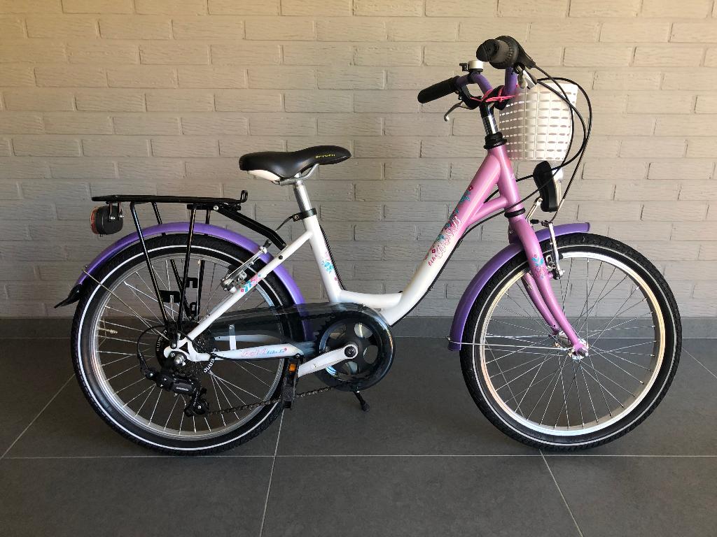 Meisjesfiets BNB Bike 20 inch zeer goede staat, Fietsen en Brommers, Ophalen, Velgrem, Versnellingen, Zo goed als nieuw