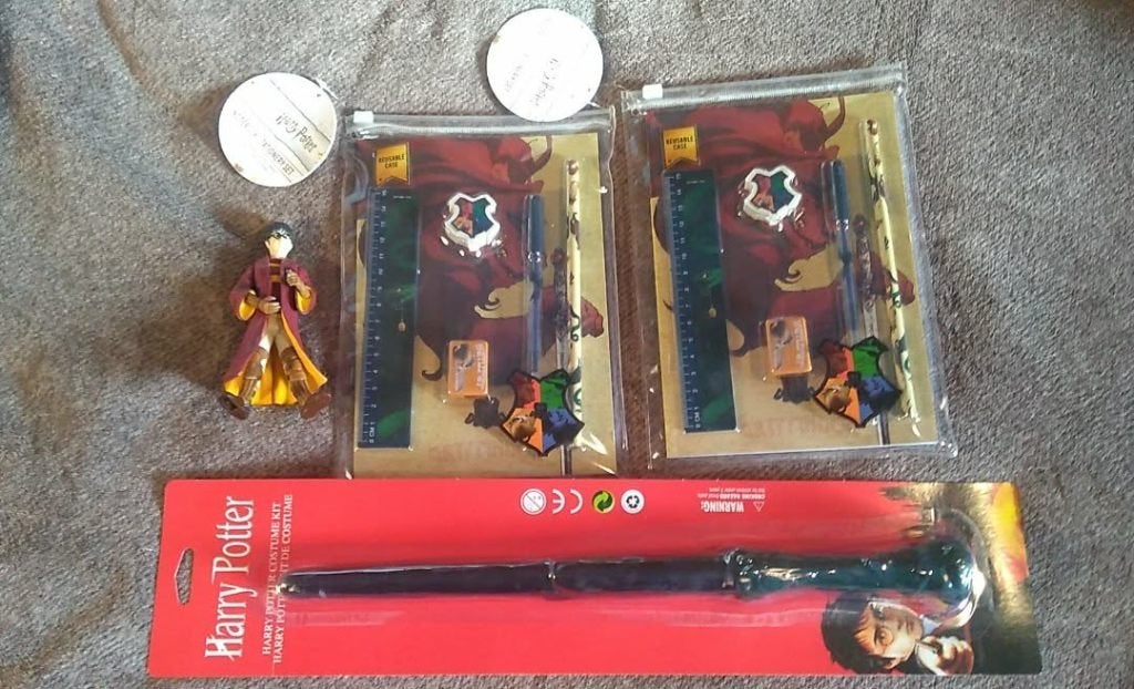 Harry Potter notebook set Gryffindor toverstaf pop SET nieuw, Verzamelen, Ophalen of Verzenden, Nieuw