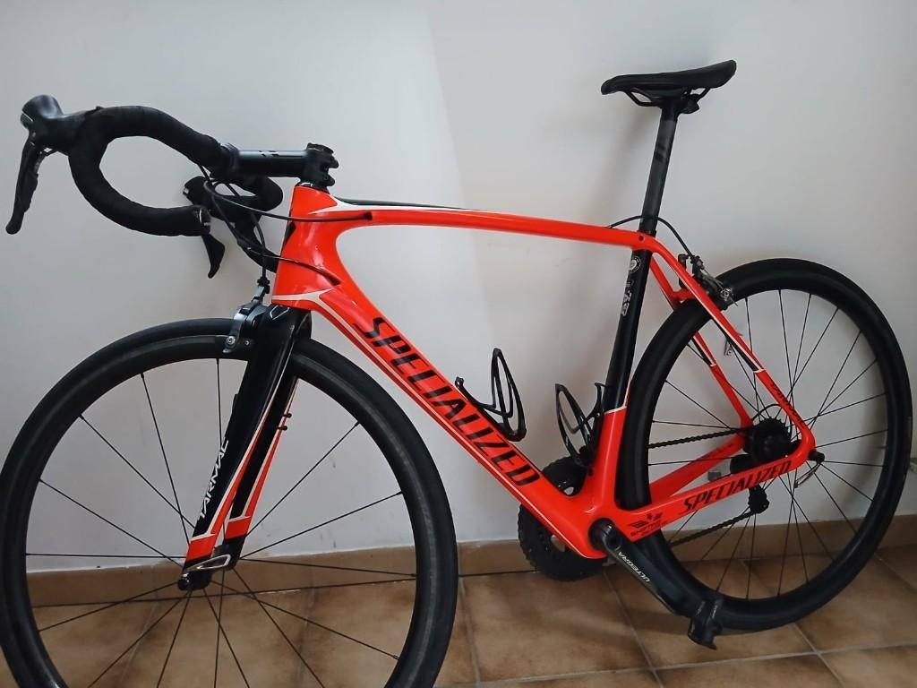 Koersfiets specialized Tarmac SL 5 ,maat 56., Fietsen en Brommers, 28 inch, Gebruikt, Carbon, Velgrem