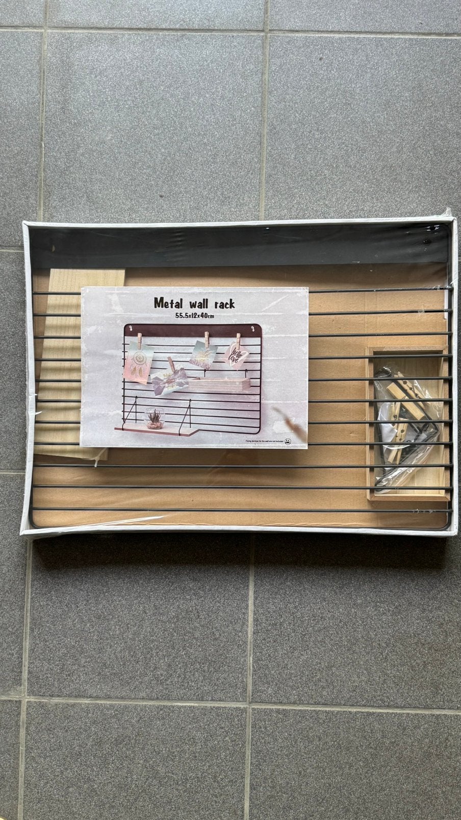 Metal reck metalen wandrekje, Ophalen of Verzenden, Zo goed als nieuw