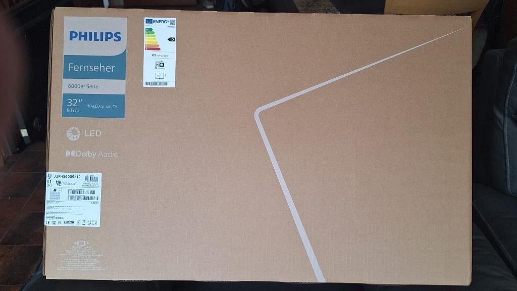 TV Philips 32" nieuw, nog in de doos, Enlèvement, Neuf