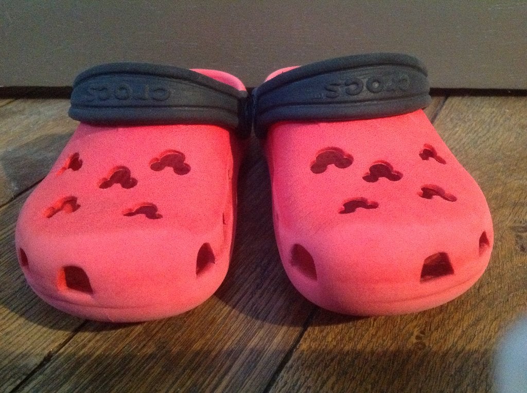 Sandales Crocs Mickey - Taille 8-9, Garçon ou Fille, Crocs, Enlèvement ou Envoi, Utilisé