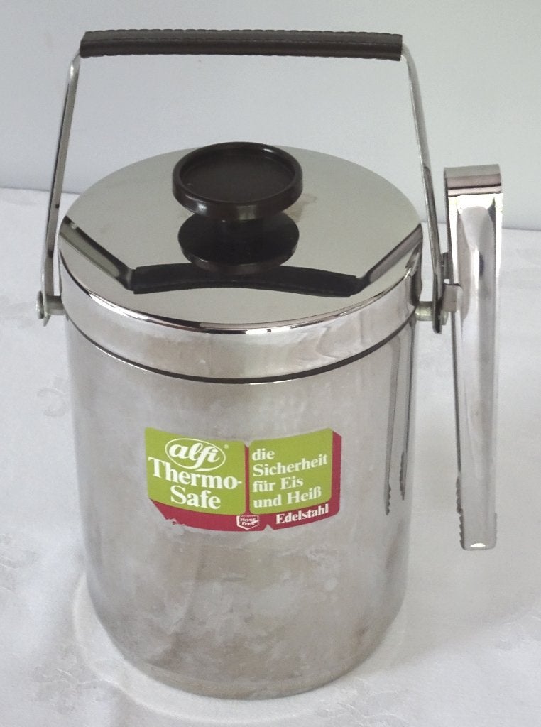 Vintage geïsoleerde inox ijsemmer, Ophalen of Verzenden