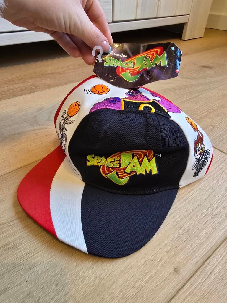 1994 Space Jam Warner Bros pet met etiket collectors item, Enlèvement ou Envoi, Casquette