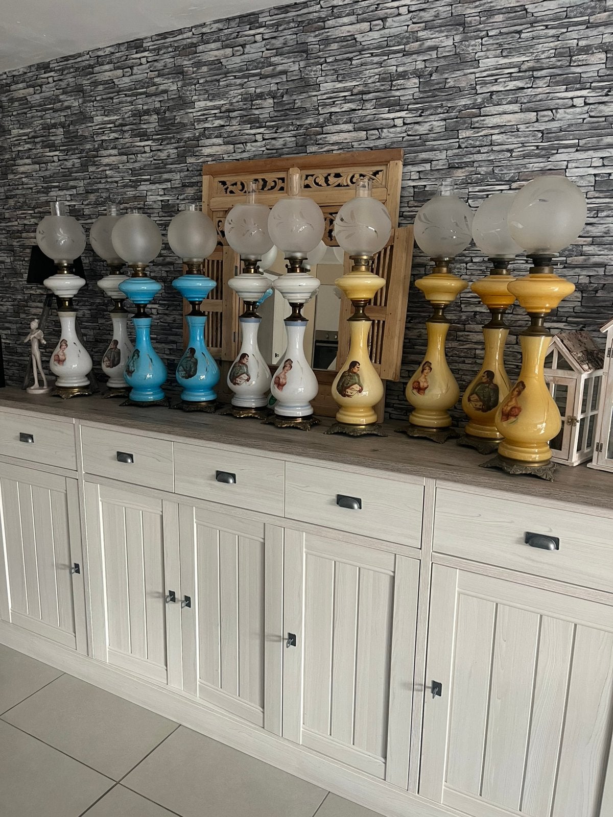 Napoleon lampen, Ophalen