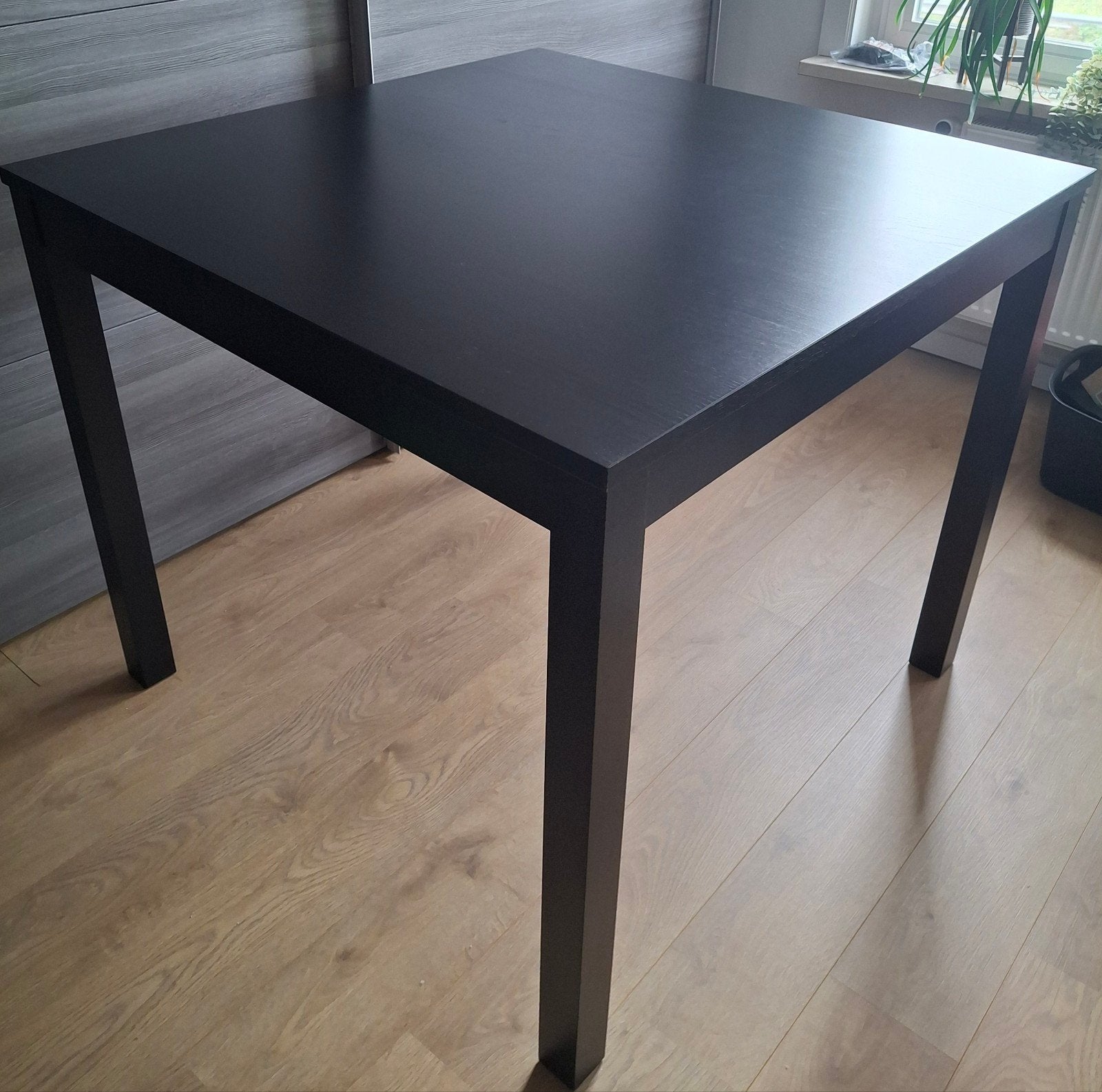 Hoge bartafel / eettafel Ikea 110x110cm, Huis en Inrichting, Tafels | Eettafels, Ophalen, Gebruikt, Vierkant, 100 tot 150 cm