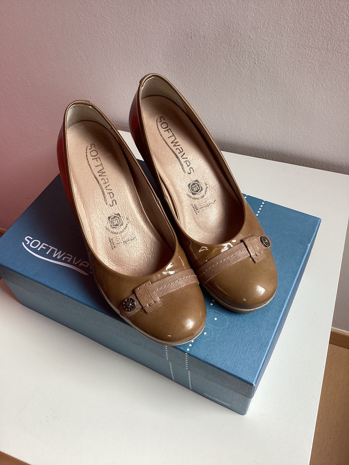Pumps Softwaves 36, Ophalen of Verzenden, Gedragen, Bruin