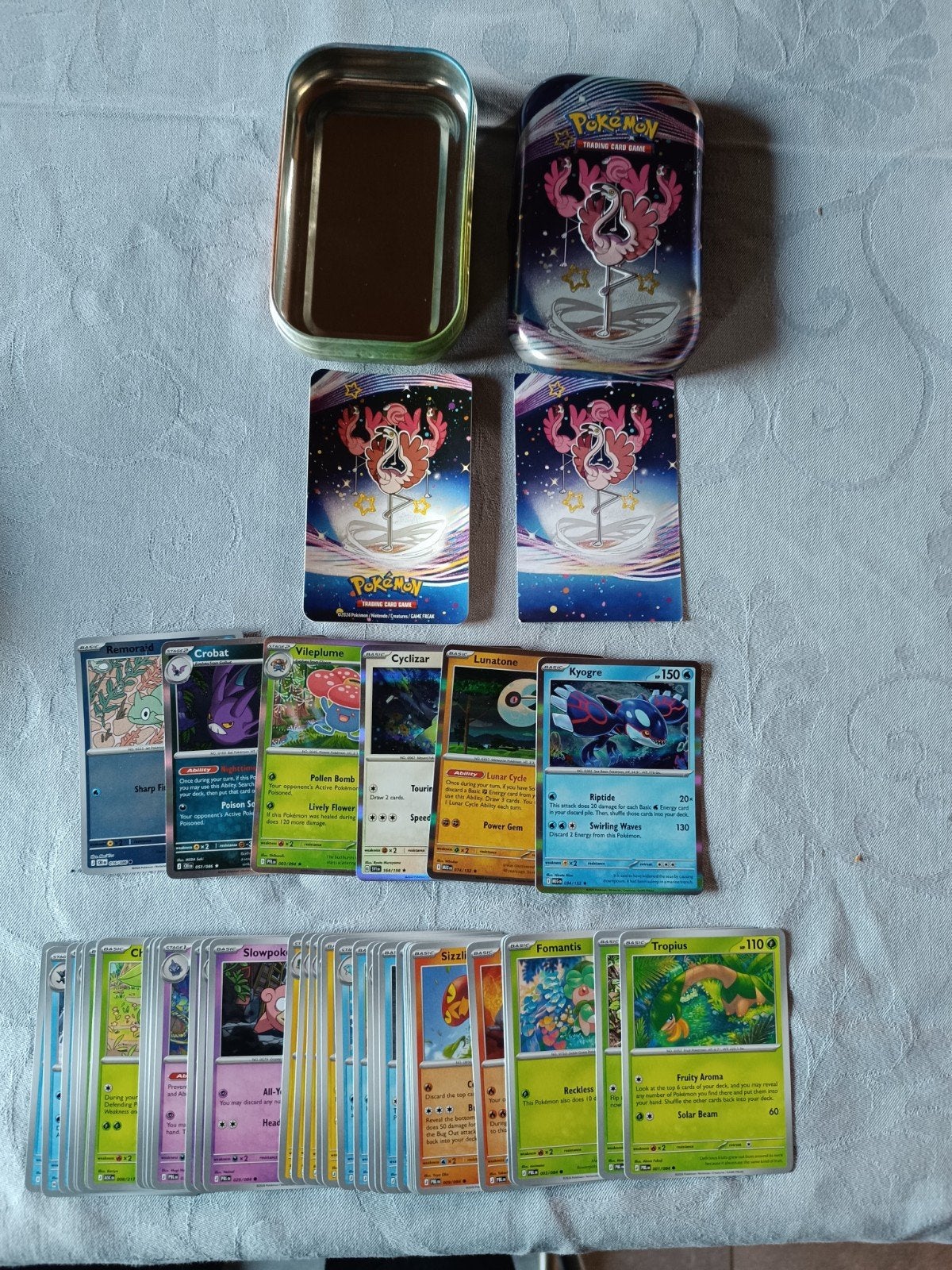 Pokémon mini tin met 45 Engelse kaarten, Enlèvement ou Envoi