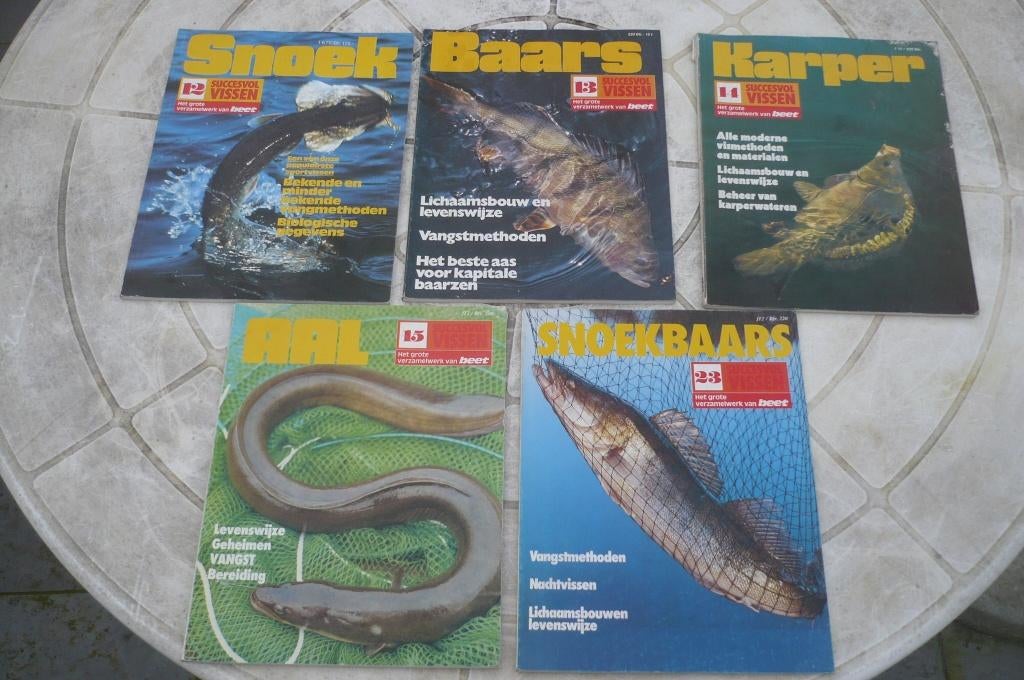 Set boeken Succesvol vissen, Ophalen of Verzenden, Gebruikt, Kunstaas