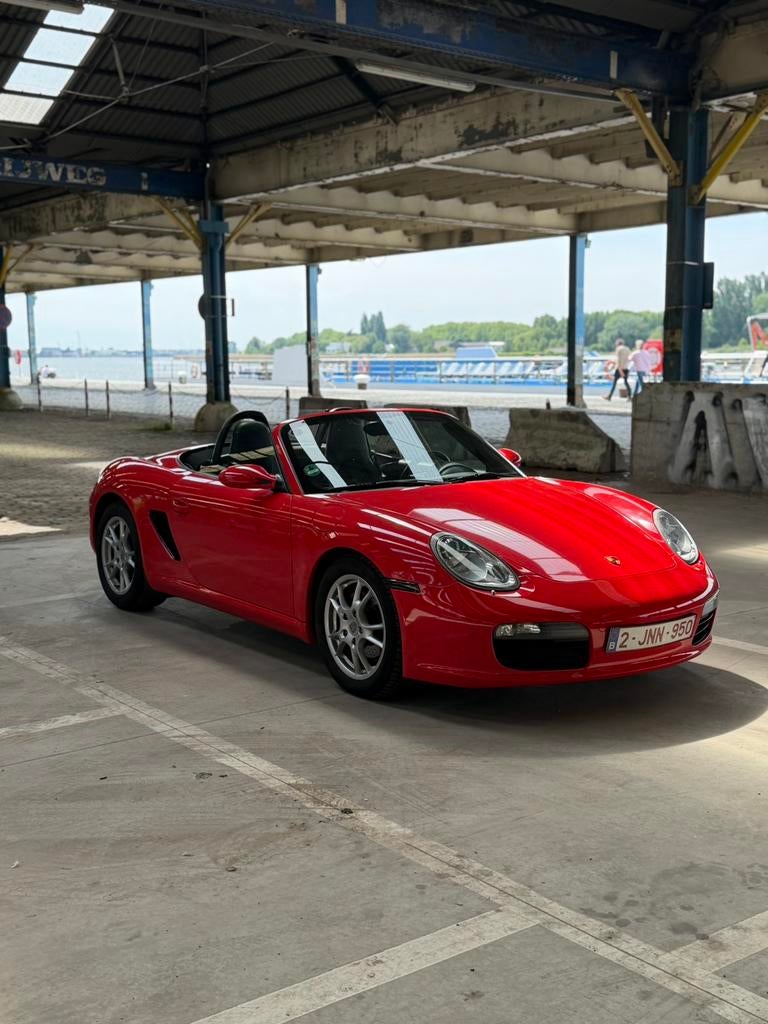 Porsche Boxster 2.7 manueel, Auto's, Achterwielaandrijving, Zwart, Cabriolet, Handgeschakeld