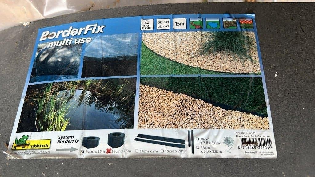 bordure en plastique - Ubbink Multi Use, Jardin & Terrasse, Bordure, 200 cm ou plus, Moins de 25 cm, Enlèvement