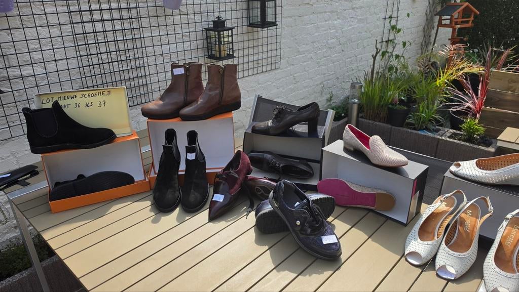 Nieuwe dames schoenen, Ophalen